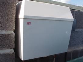 This is a picture of a BH 1360 on a dry mix concrete base