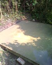 This is the concrete slab base 8 x 6 to fit a BH 1360 on the 20/03/2008
